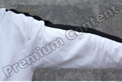 Arm Head Man Woman Casual Shirt T shirt Average Chubby Street photo references